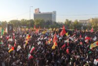 وداع باشکوه با آقای شهید ایران در نجف اشرف