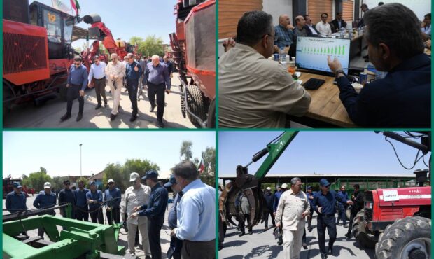 ارتقای هاروستر نیشکر با الگوبرداری از نسل جدید فناوری